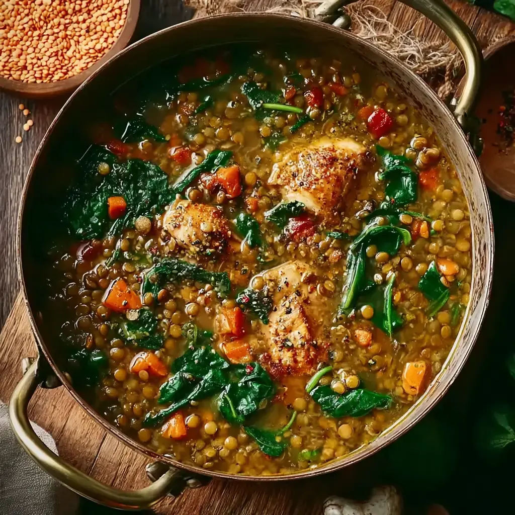 Easy One-Pot Chicken Lentil Soup for Cozy Comfort